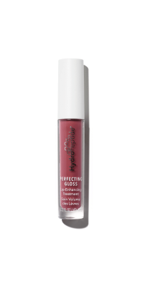 This sheer wine colored gloss adds a hint of colour and volumizes with peptides